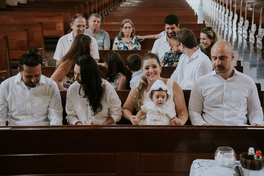 Batizado na Igreja Nossa Senhora de Fátima de Cecília por Anderson Crepaldi Fotografia
