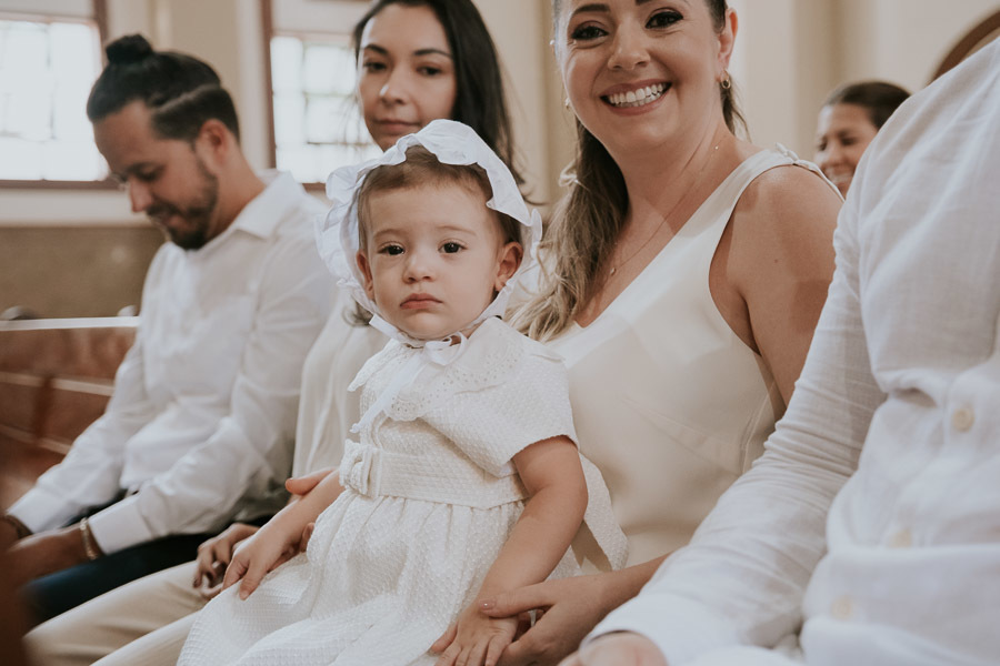 Batizado na Igreja Nossa Senhora de Fátima de Cecília por Anderson Crepaldi Fotografia
