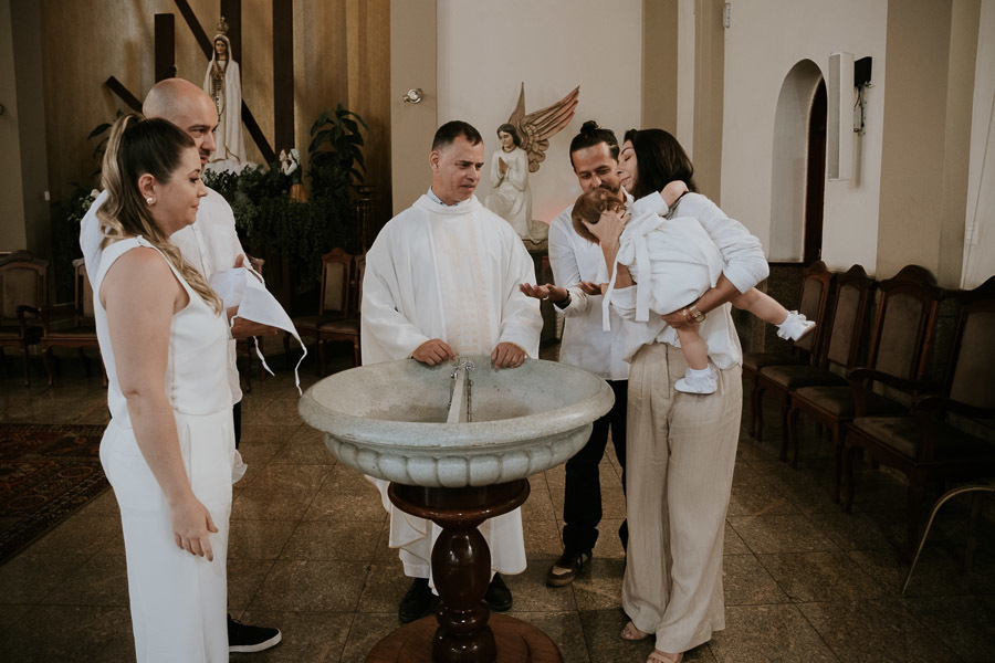 Batizado na Igreja Nossa Senhora de Fátima de Cecília por Anderson Crepaldi Fotografia