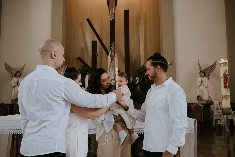 Batizado na Igreja Nossa Senhora de Fátima de Cecília por Anderson Crepaldi Fotografia