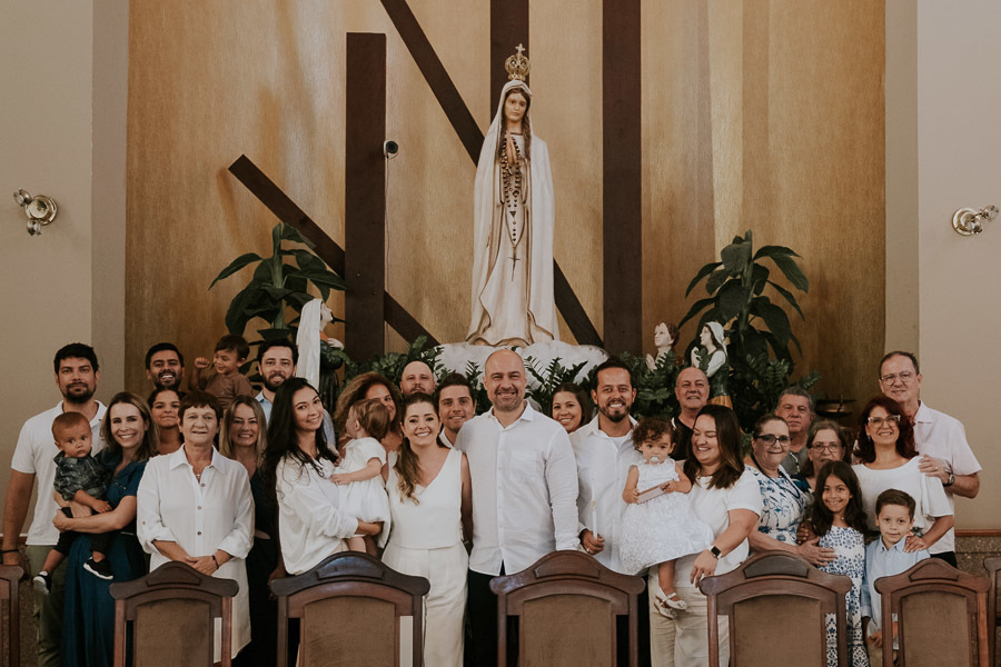 Batizado na Igreja Nossa Senhora de Fátima de Cecília por Anderson Crepaldi Fotografia