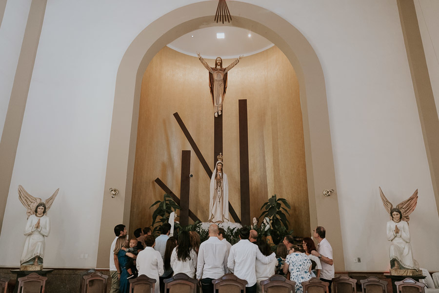 Batizado na Igreja Nossa Senhora de Fátima de Cecília por Anderson Crepaldi Fotografia