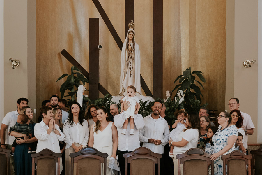 Batizado na Igreja Nossa Senhora de Fátima de Cecília por Anderson Crepaldi Fotografia