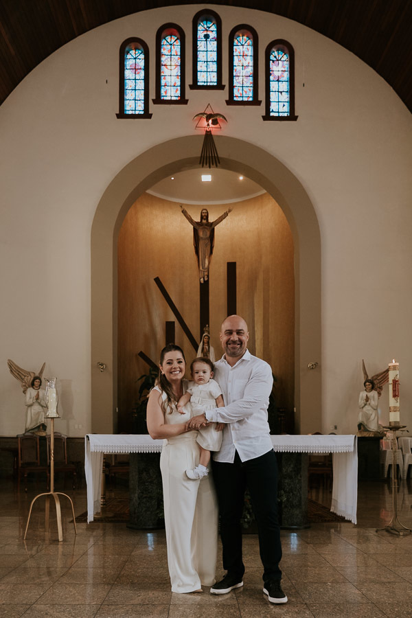 Batizado na Igreja Nossa Senhora de Fátima de Cecília por Anderson Crepaldi Fotografia