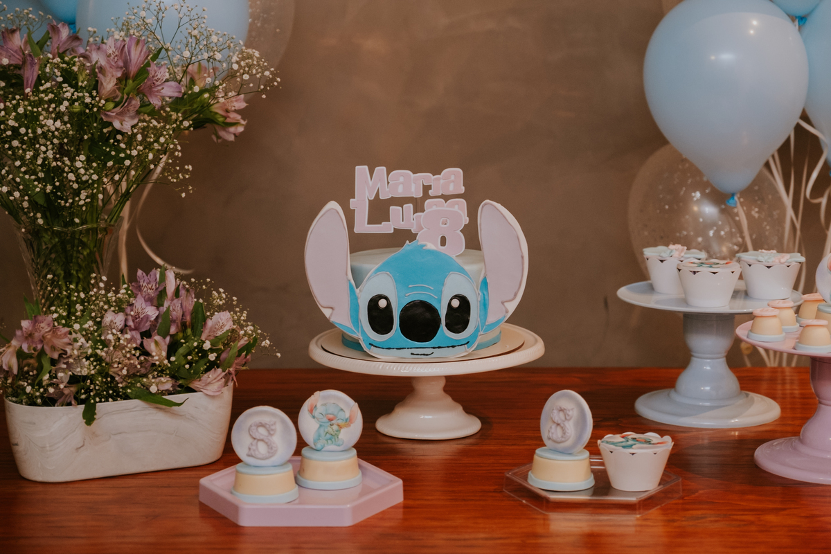 Festa do pijama com tema Lilo & Stitch de Maria Luiza por Anderson Crepaldi FOotgrafia