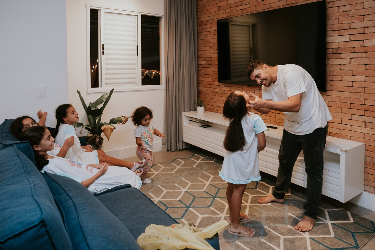 Festa do pijama com tema Lilo & Stitch de Maria Luiza por Anderson Crepaldi FOotgrafia