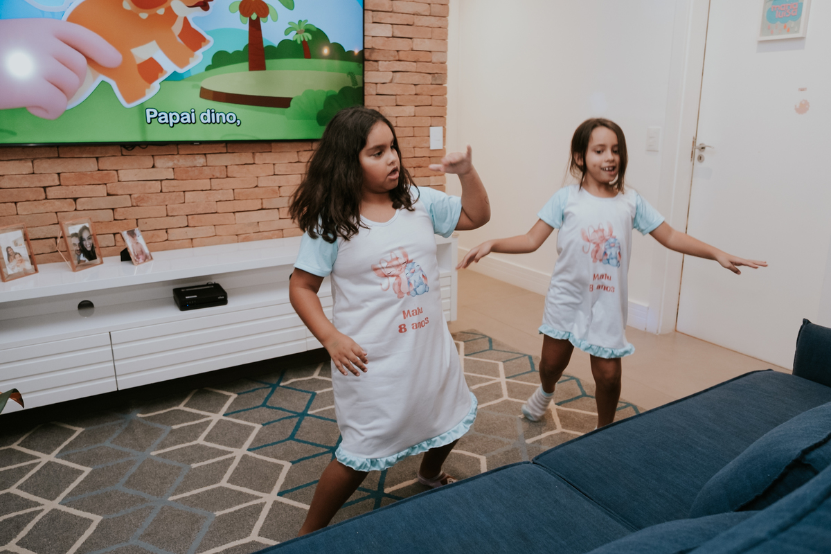 Festa do pijama com tema Lilo & Stitch de Maria Luiza por Anderson Crepaldi FOotgrafia