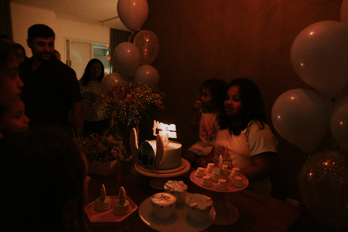 Festa do pijama com tema Lilo & Stitch de Maria Luiza por Anderson Crepaldi FOotgrafia