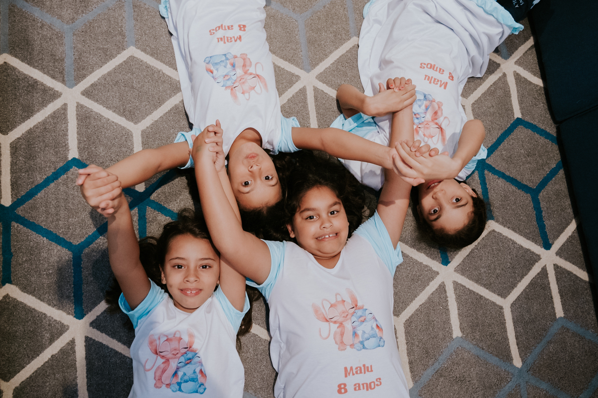 Festa do pijama com tema Lilo & Stitch de Maria Luiza por Anderson Crepaldi FOotgrafia