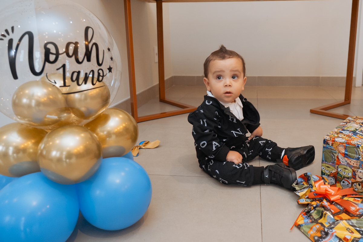 Festa de aniversário infantil do Noah com tema O Poderoso Chefinho por Anderson Crepaldi Fotografia