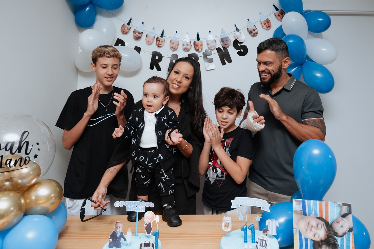 Festa de aniversário infantil do Noah com tema O Poderoso Chefinho por Anderson Crepaldi Fotografia