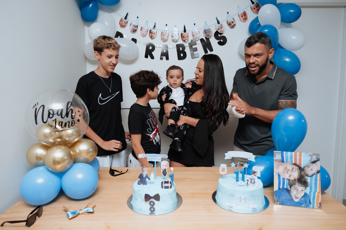Festa de aniversário infantil do Noah com tema O Poderoso Chefinho por Anderson Crepaldi Fotografia