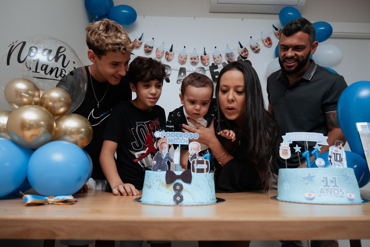Festa de aniversário infantil do Noah com tema O Poderoso Chefinho por Anderson Crepaldi Fotografia