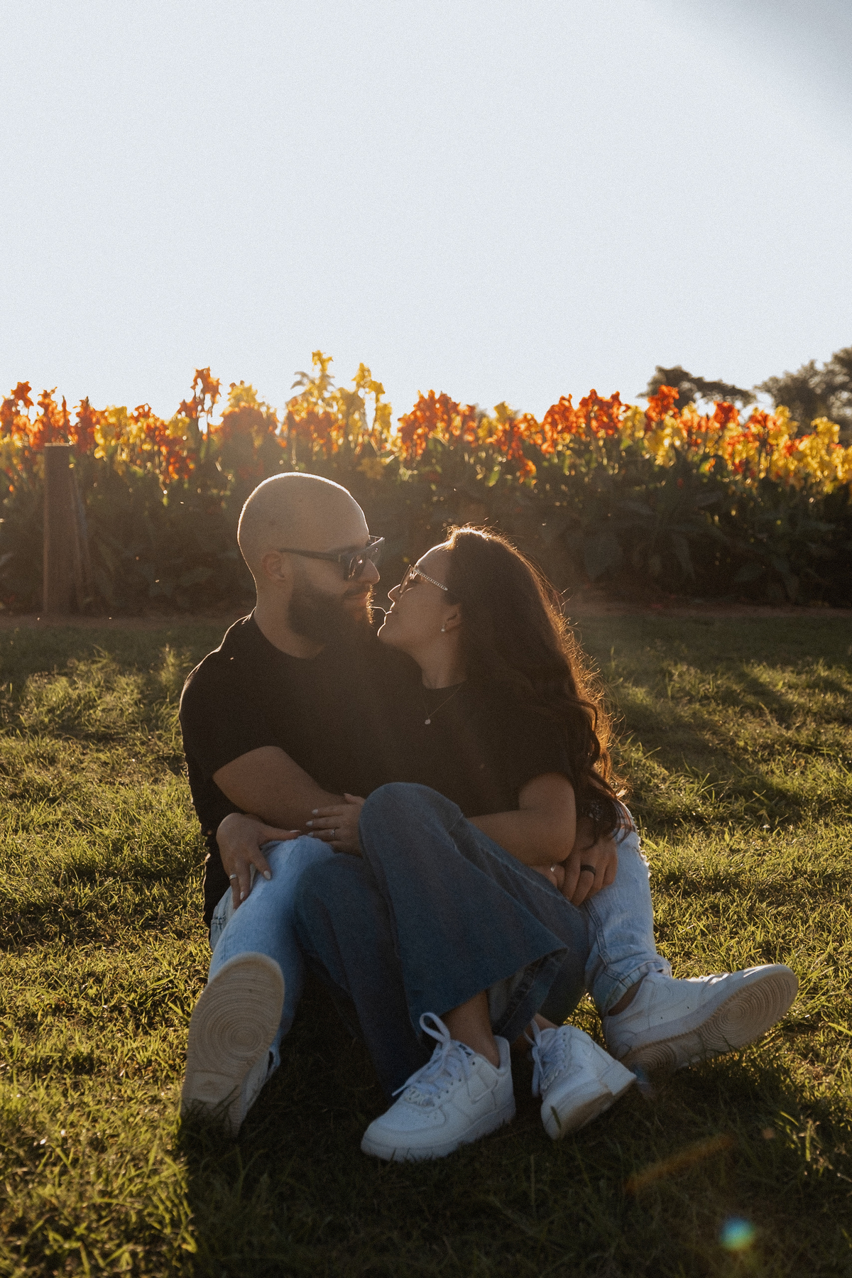 Ensaio pré wedding no Macena Flores em Holambra por Anderson Crepaldi Fotografia