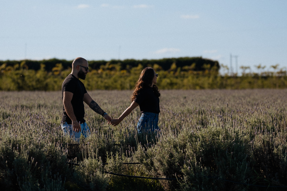 Ensaio pré wedding no Macena Flores em Holambra por Anderson Crepaldi Fotografia