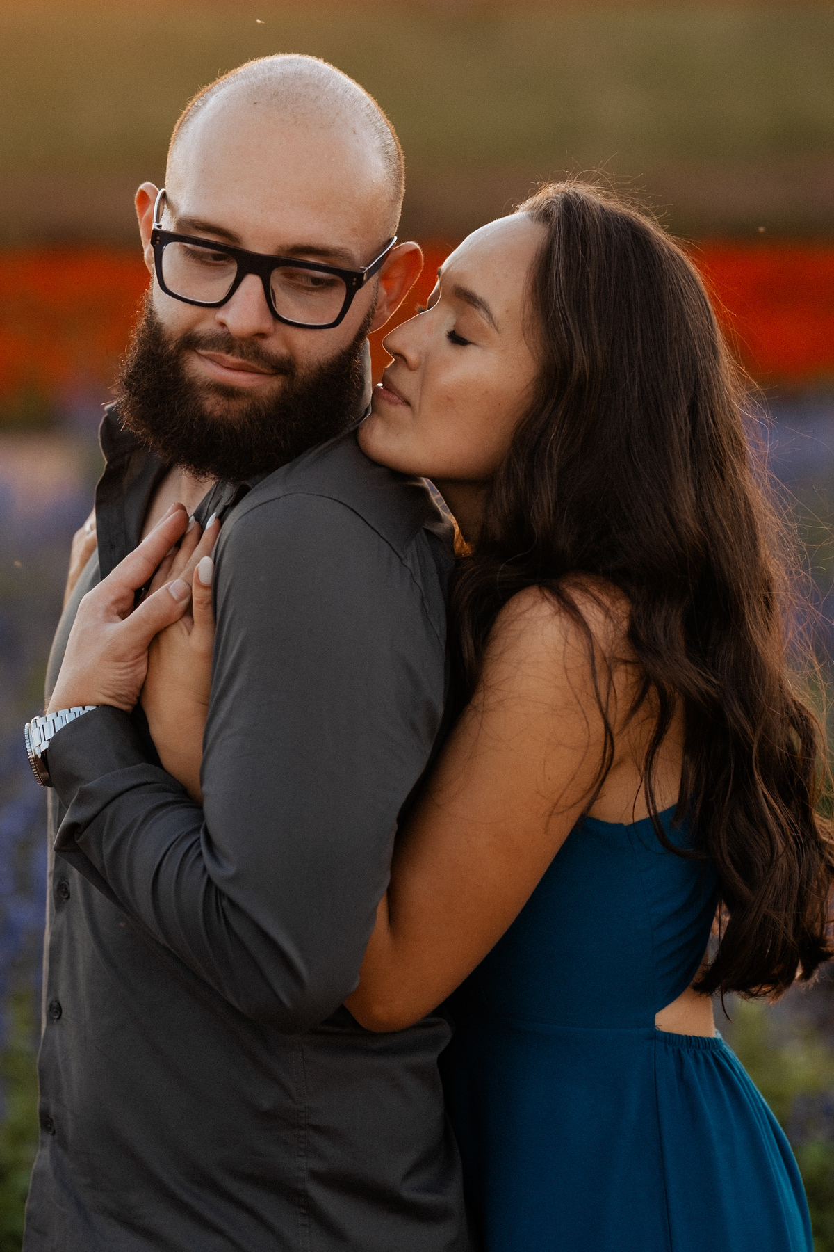 Ensaio pré wedding no Macena Flores em Holambra por Anderson Crepaldi Fotografia
