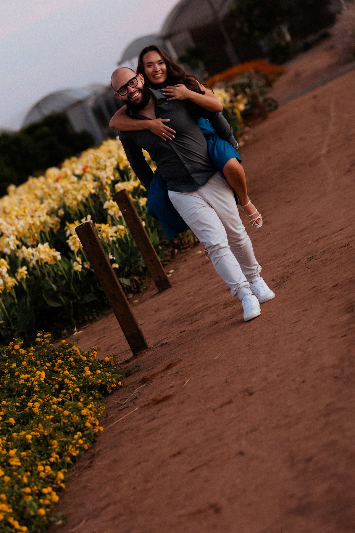 Ensaio pré wedding no Macena Flores em Holambra por Anderson Crepaldi Fotografia