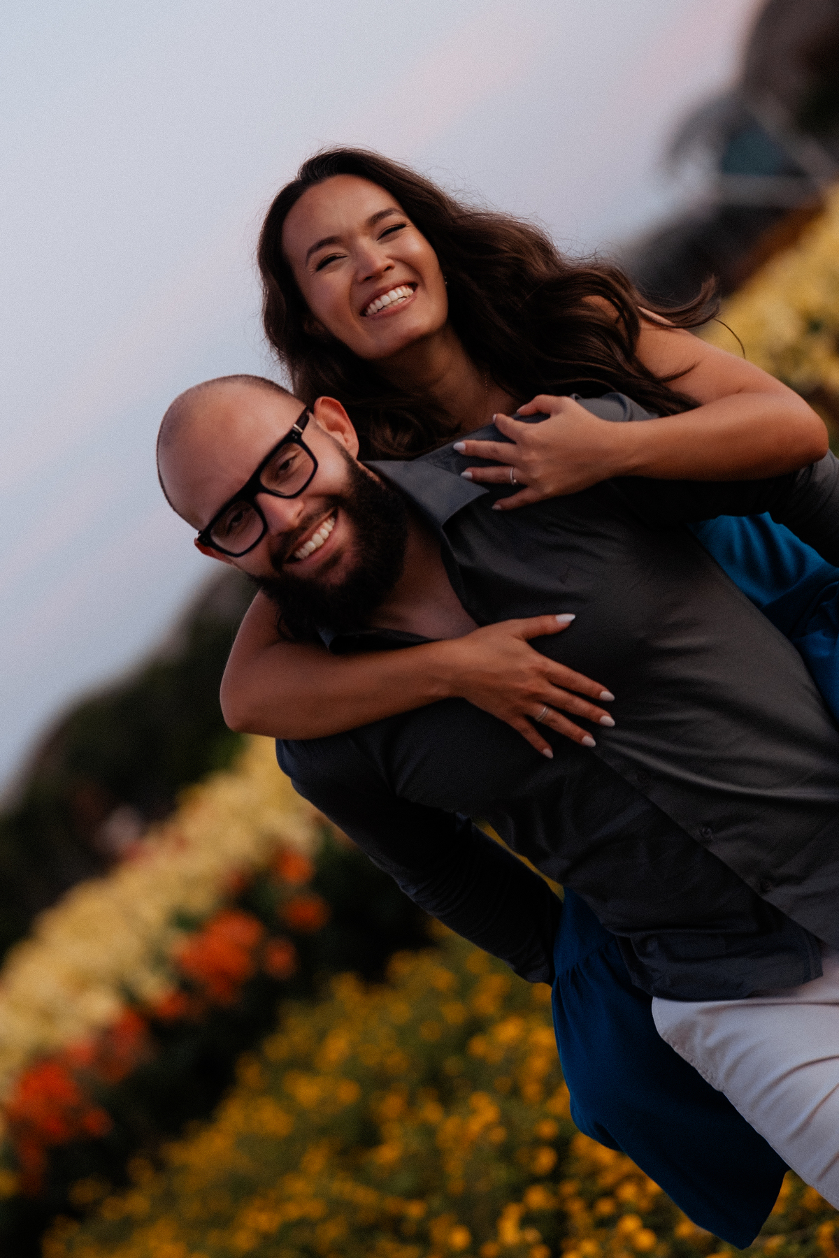 Ensaio pré wedding no Macena Flores em Holambra por Anderson Crepaldi Fotografia