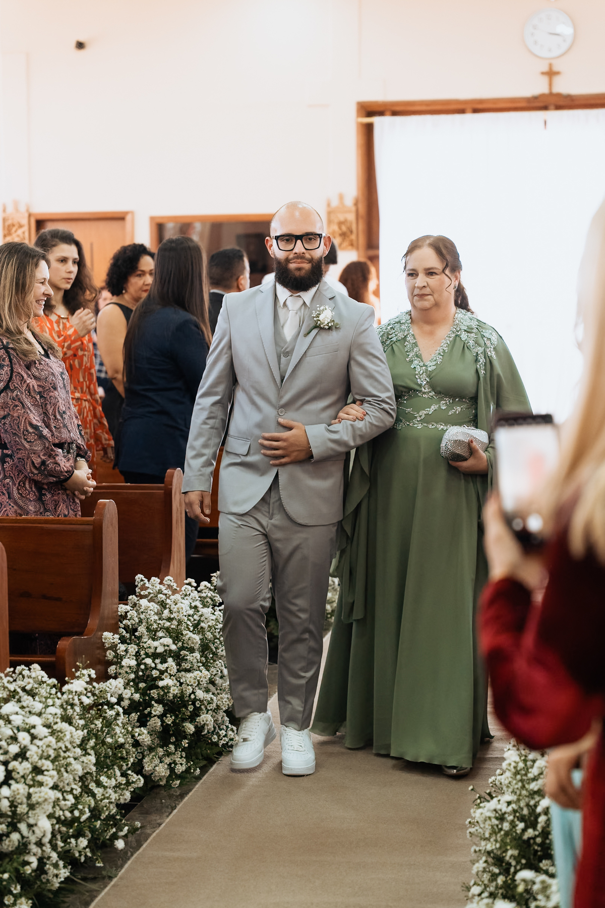 Casamento na Paróquia São Benedito, em Mogi das cruzes. Casamento no Casarão La Villa de Marina e Douglas por Anderson Crepaldi Fotografia