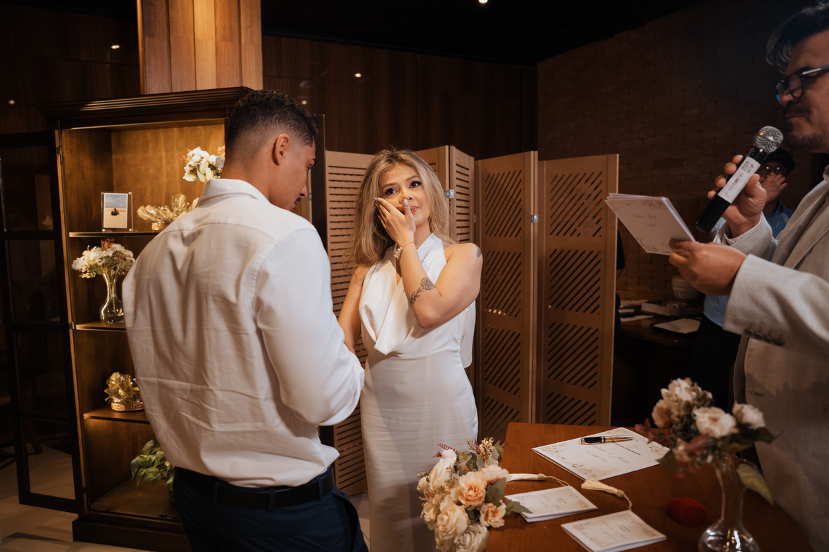 Casamento no Restaurante Coco Bambu Shopping Market Place de Larissa e João por Anderson Crepaldi Fotografia