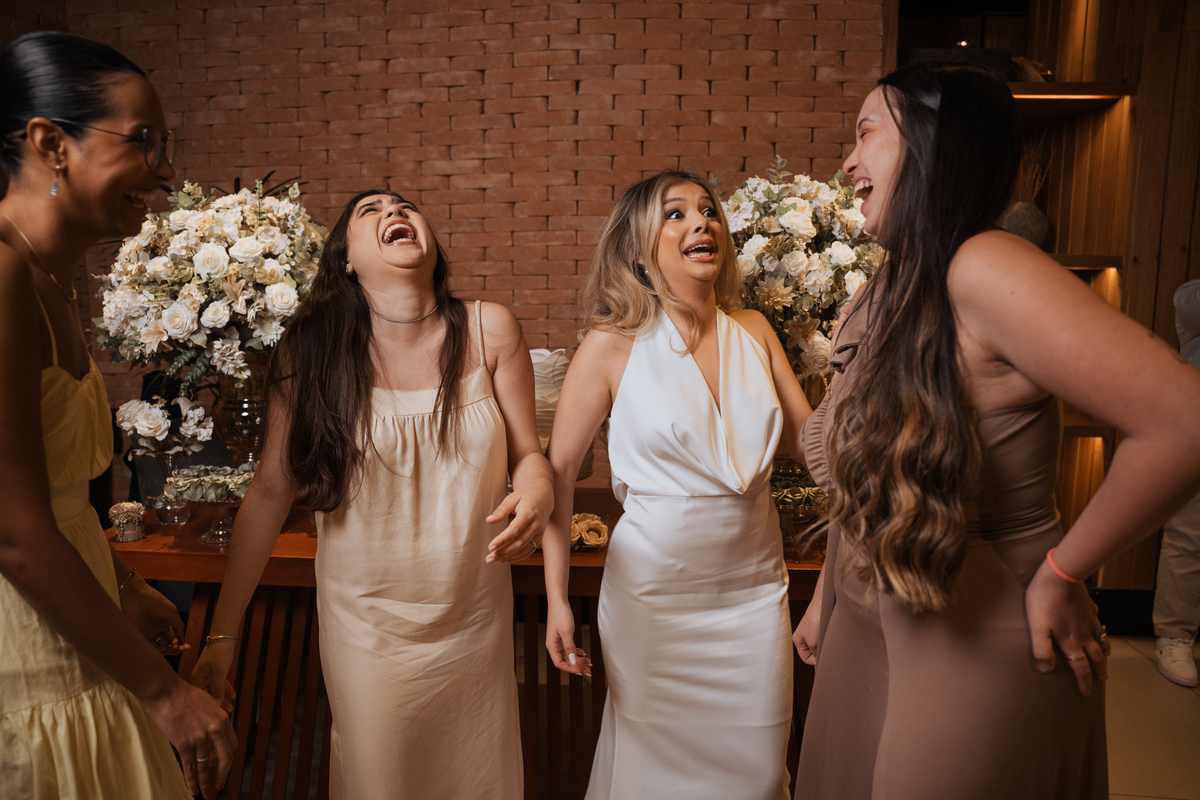 Casamento no Restaurante Coco Bambu Shopping Market Place de Larissa e João por Anderson Crepaldi Fotografia