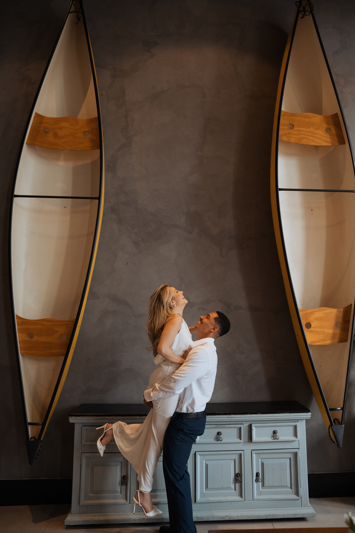 Casamento no Restaurante Coco Bambu Shopping Market Place de Larissa e João por Anderson Crepaldi Fotografia