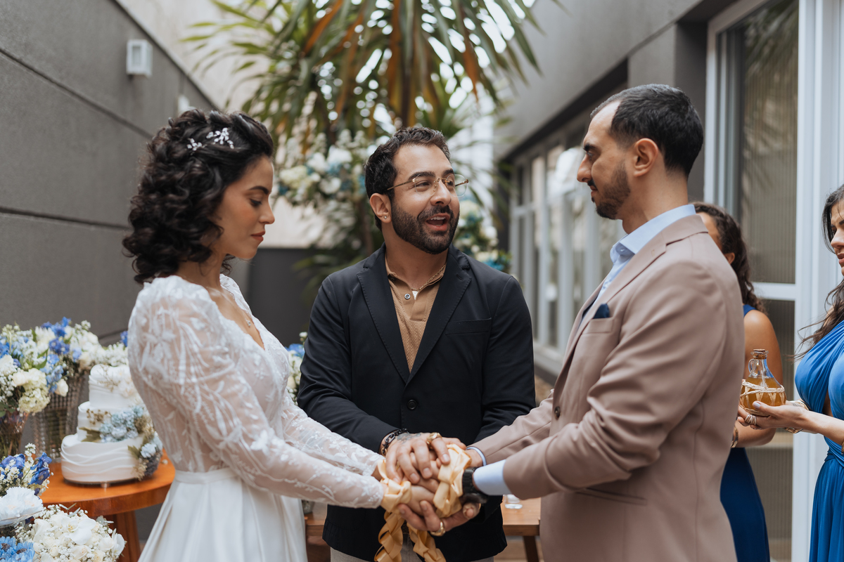 Casamento celta na Faria Lima em São Paulo de Catarina e Lucas por Anderson Crepaldi Fotografia