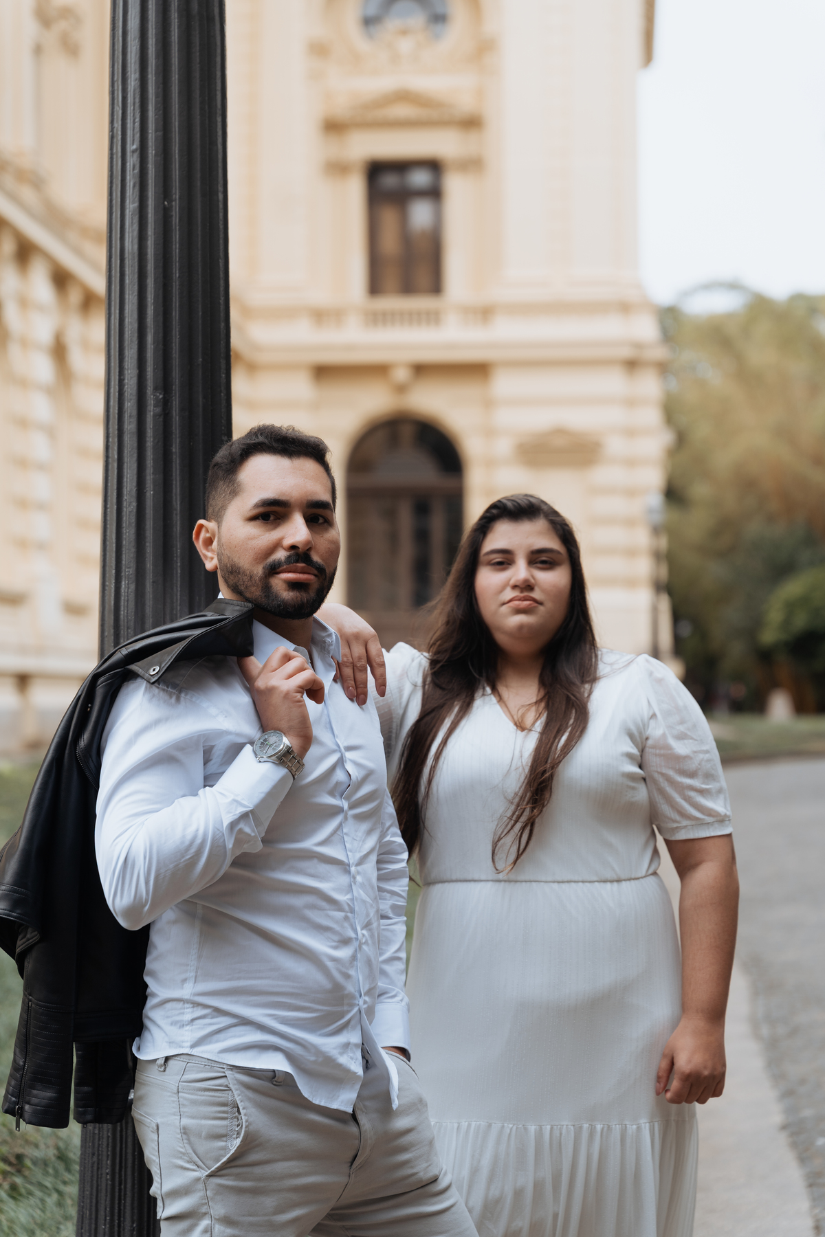 Ensaio pré casamento no Museu do Ipiranga/Parque da Independência de Vitoria e Adlai por Anderson Crepaldi Fotografia