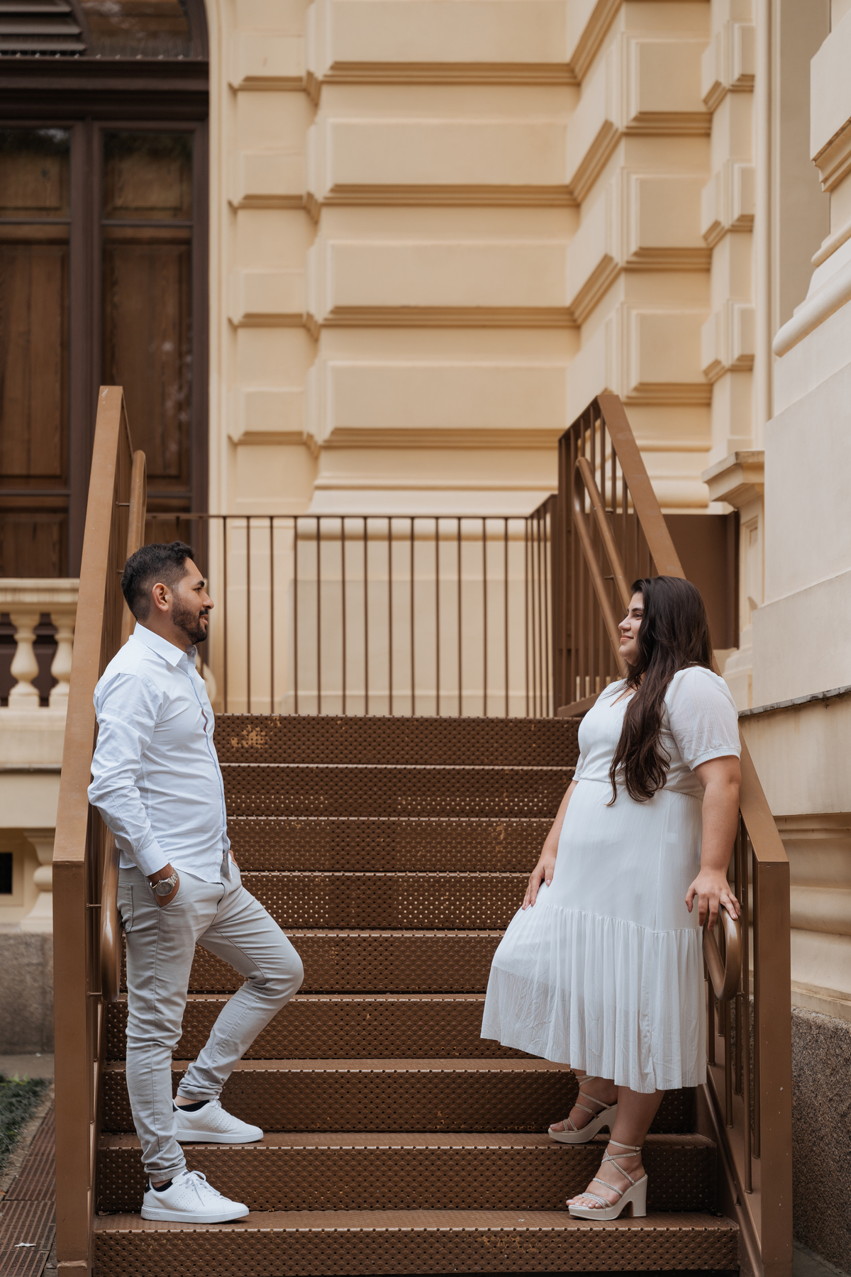 Ensaio pré casamento no Museu do Ipiranga/Parque da Independência de Vitoria e Adlai por Anderson Crepaldi Fotografia