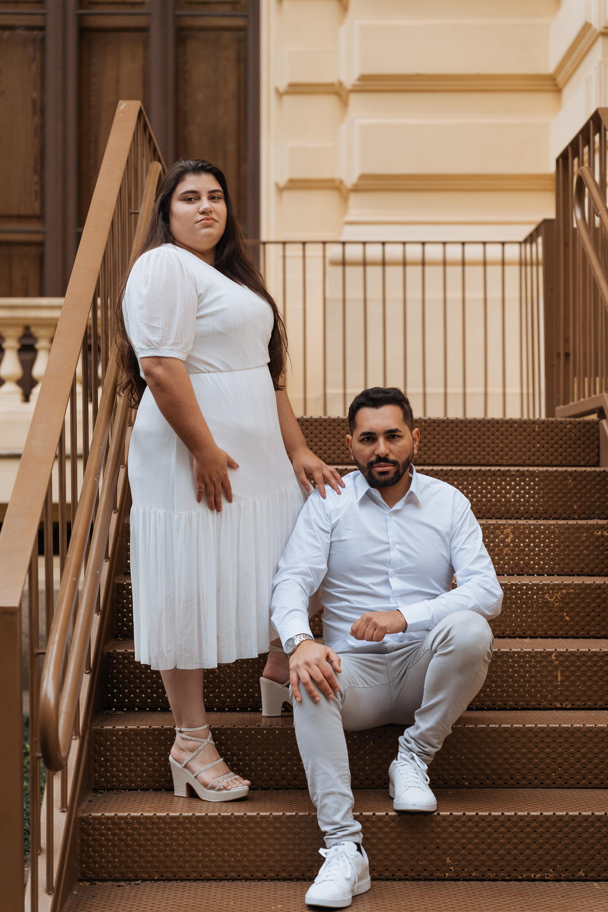 Ensaio pré casamento no Museu do Ipiranga/Parque da Independência de Vitoria e Adlai por Anderson Crepaldi Fotografia