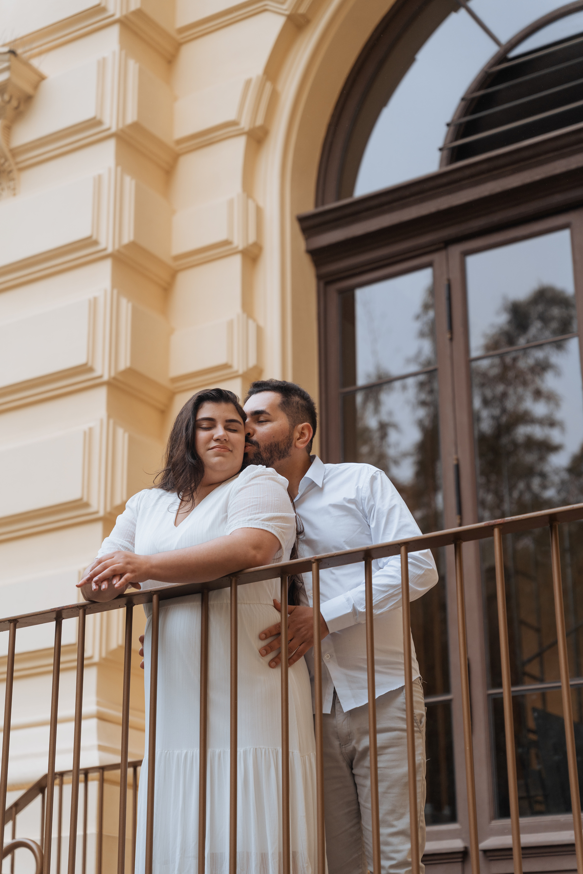 Ensaio pré casamento no Museu do Ipiranga/Parque da Independência de Vitoria e Adlai por Anderson Crepaldi Fotografia