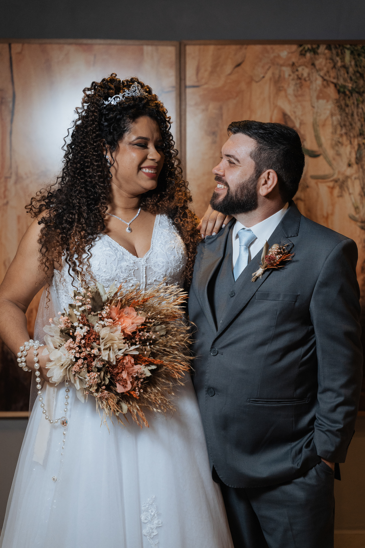 Casamento no Coco Bambu Shopping Market Place de Viviele e Rafael por Anderson Crepaldi Fotografia