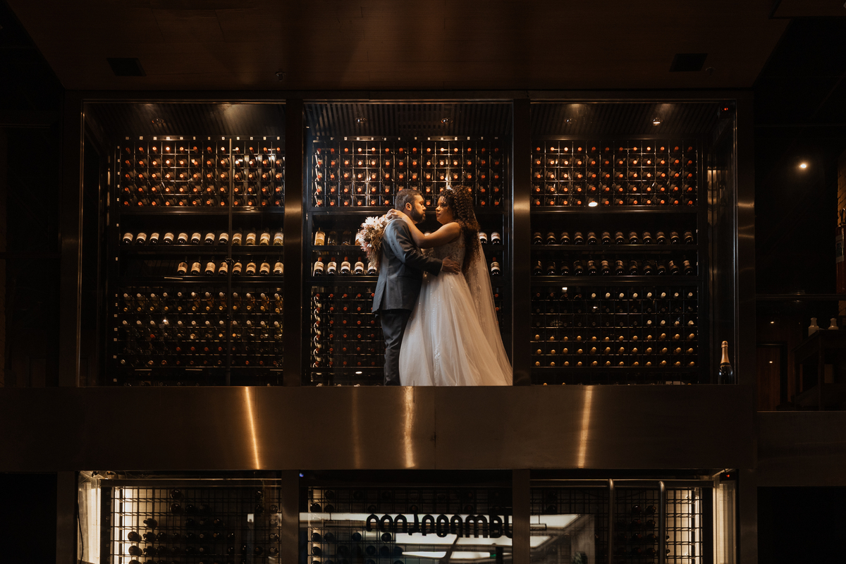 Casamento no Coco Bambu Shopping Market Place de Viviele e Rafael por Anderson Crepaldi Fotografia