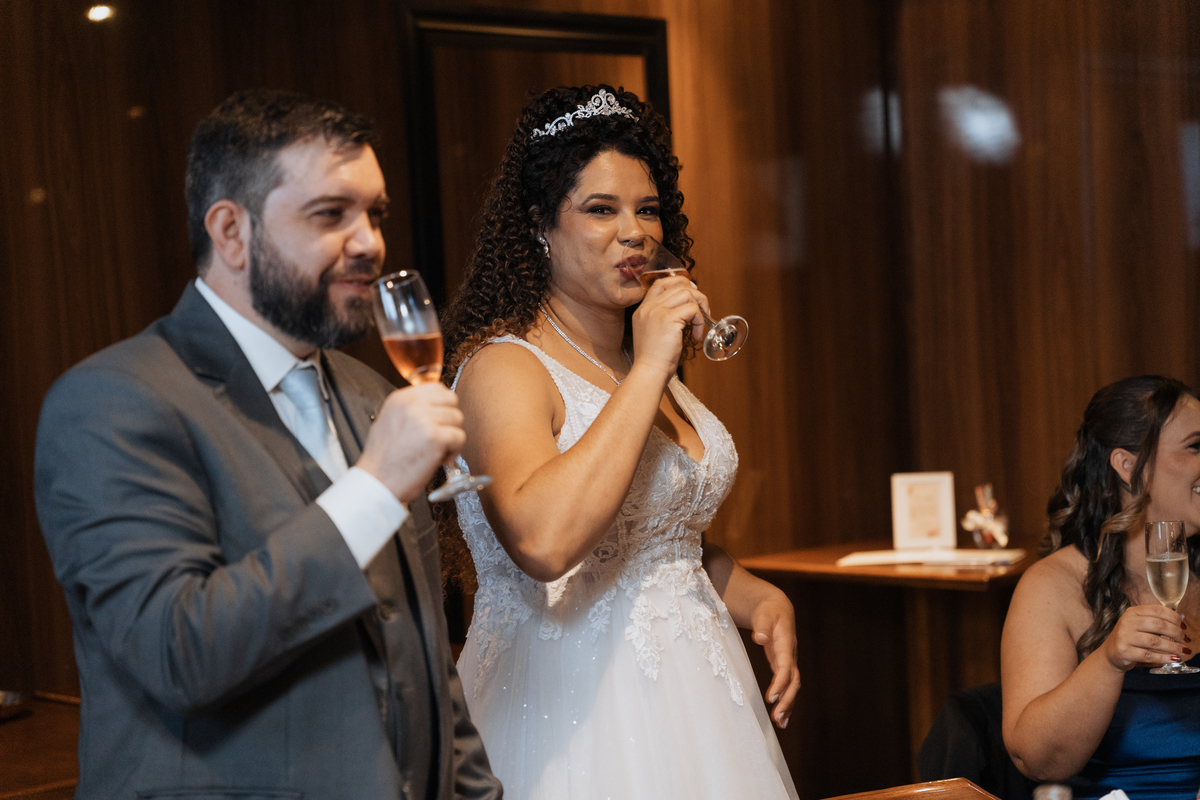 Casamento no Coco Bambu Shopping Market Place de Viviele e Rafael por Anderson Crepaldi Fotografia
