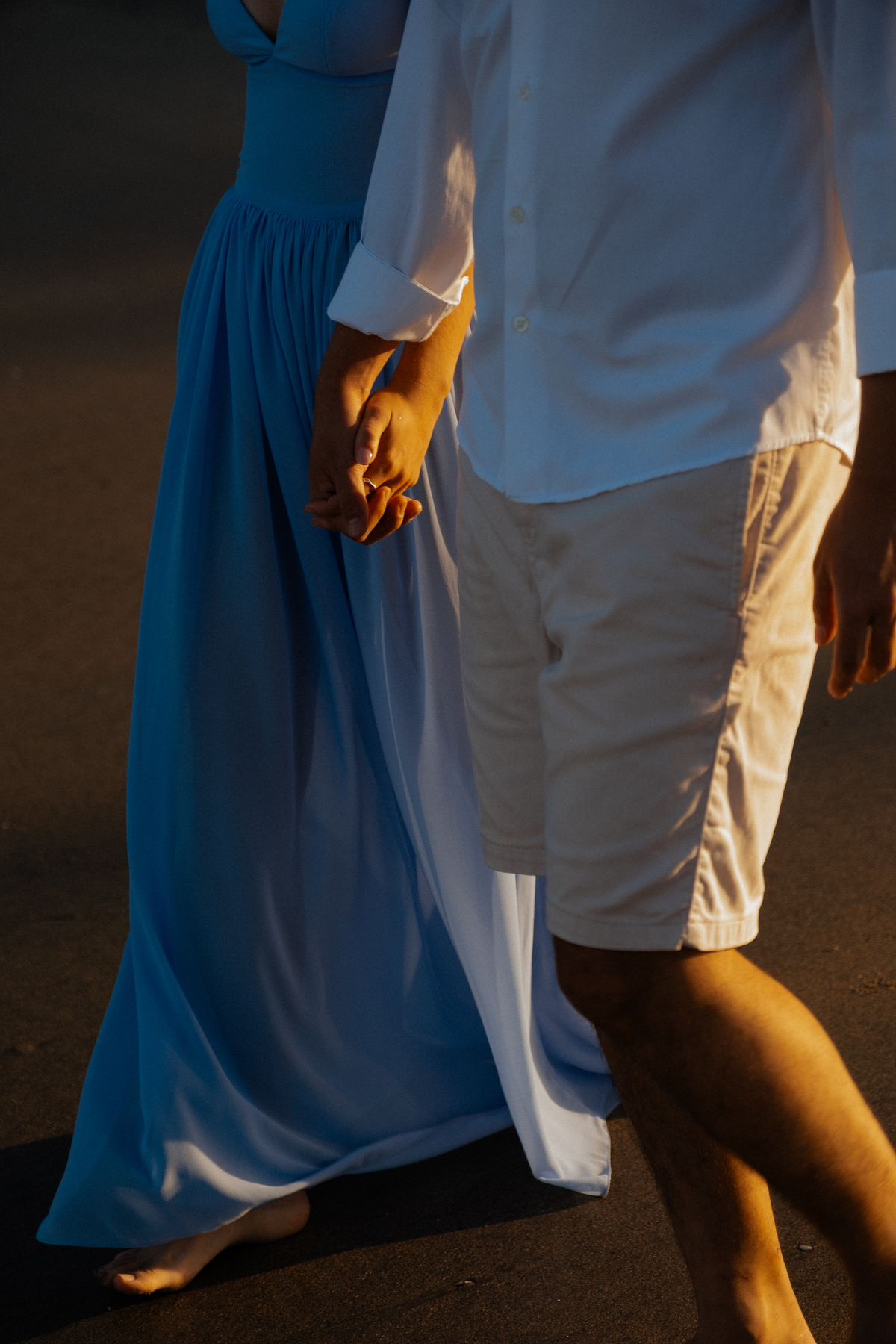 Ensaio pré-wedding na praia do Guaiúba no Guarujá de Letícia e Thomas por Anderson Crepaldi Fotografia