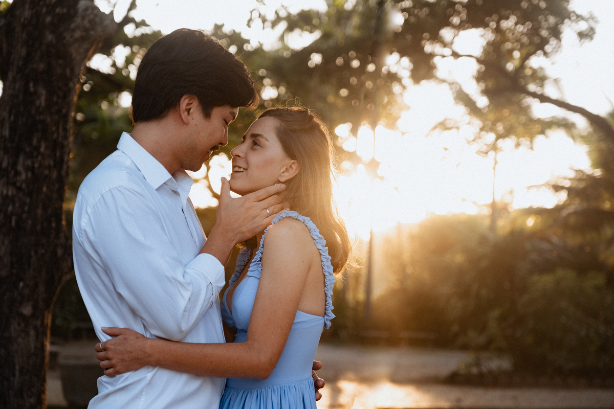 Ensaio pré-wedding na praia do Guaiúba no Guarujá de Letícia e Thomas por Anderson Crepaldi Fotografia