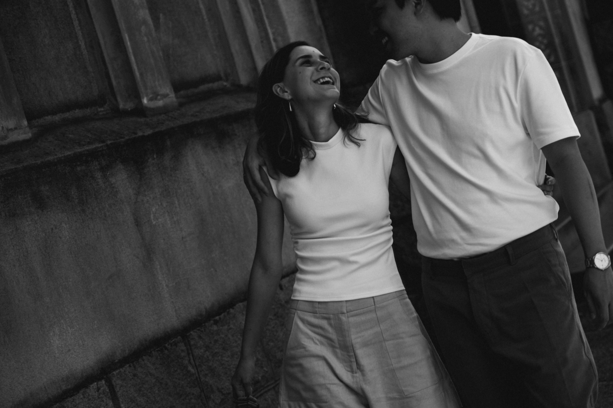 Ensaio pré-wedding na praia do Guaiúba no Guarujá de Letícia e Thomas por Anderson Crepaldi Fotografia