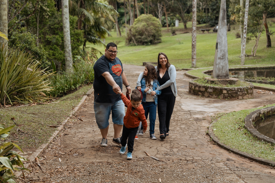 Ensaio de família no Jardim Botânico de São Paulo de Jean e Natalia por Anderson Crepaldi Fotografia