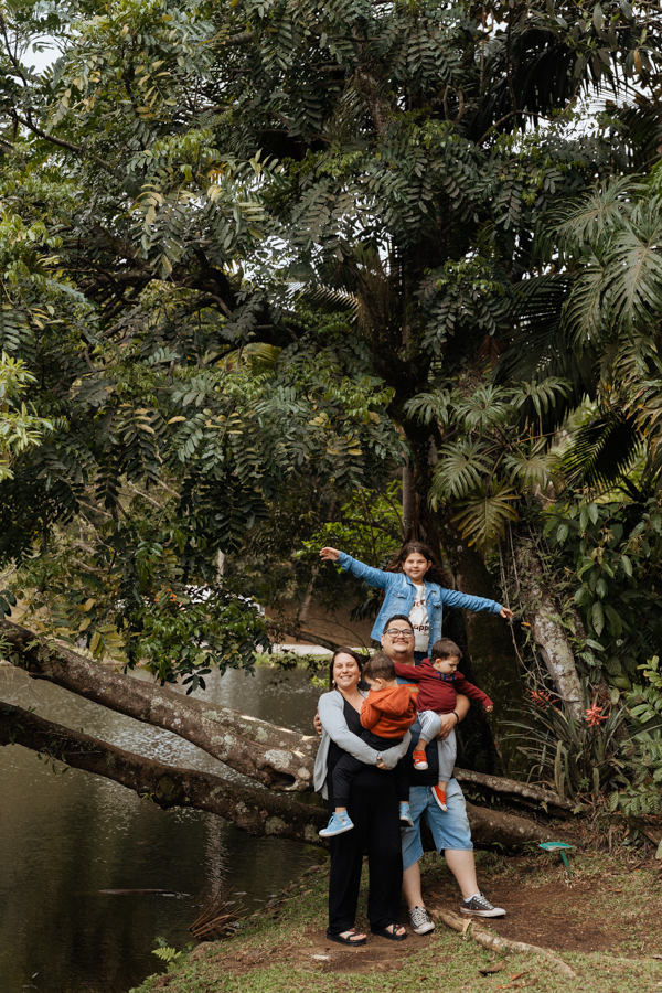 Ensaio de família no Jardim Botânico de São Paulo de Jean e Natalia por Anderson Crepaldi Fotografia
