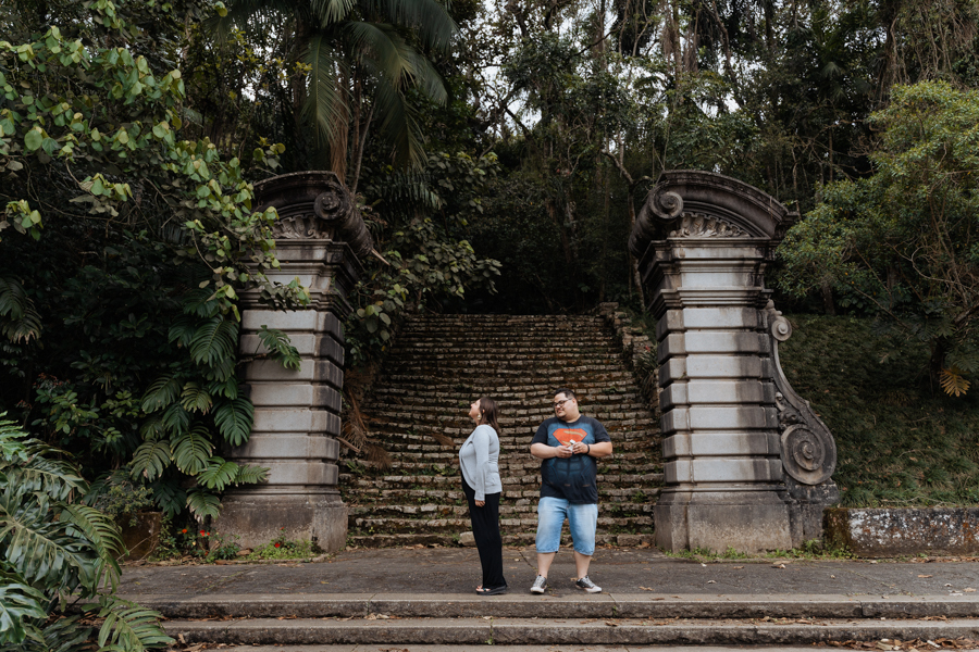 Ensaio de família no Jardim Botânico de São Paulo de Jean e Natalia por Anderson Crepaldi Fotografia