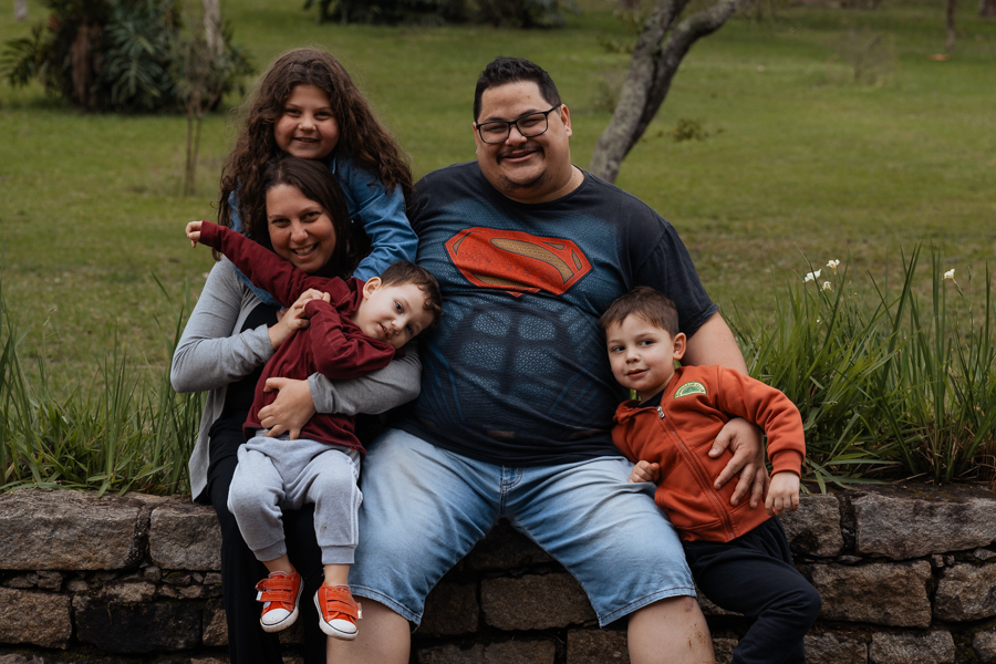 Ensaio de família no Jardim Botânico de São Paulo de Jean e Natalia por Anderson Crepaldi Fotografia