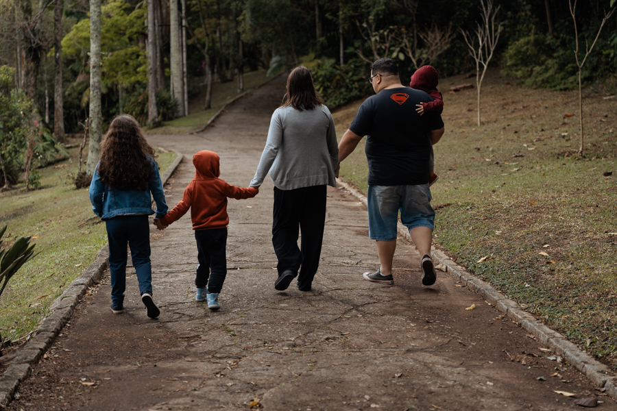 Ensaio de família no Jardim Botânico de São Paulo de Jean e Natalia por Anderson Crepaldi Fotografia