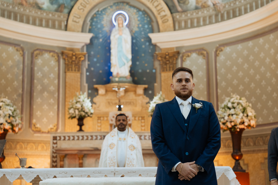 Casamento na Paróquia Nossa Senhora de Lourdes e recepção Buffet Tulipas de Danielly e Gustavo por Anderson Crepaldi Fotografia
