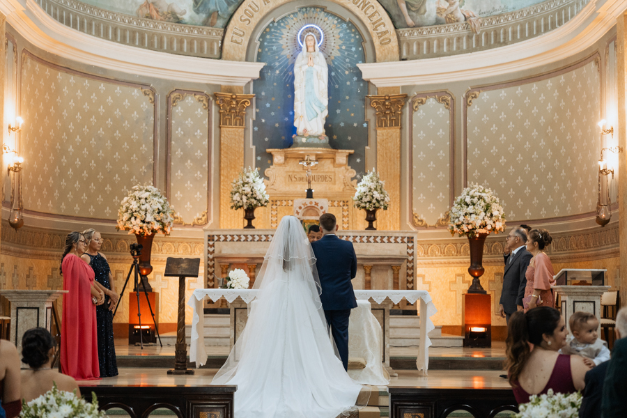 Casamento na Paróquia Nossa Senhora de Lourdes e recepção Buffet Tulipas de Danielly e Gustavo por Anderson Crepaldi Fotografia