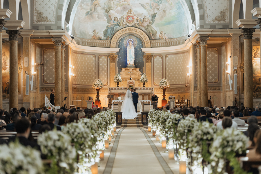 Casamento na Paróquia Nossa Senhora de Lourdes e recepção Buffet Tulipas de Danielly e Gustavo por Anderson Crepaldi Fotografia