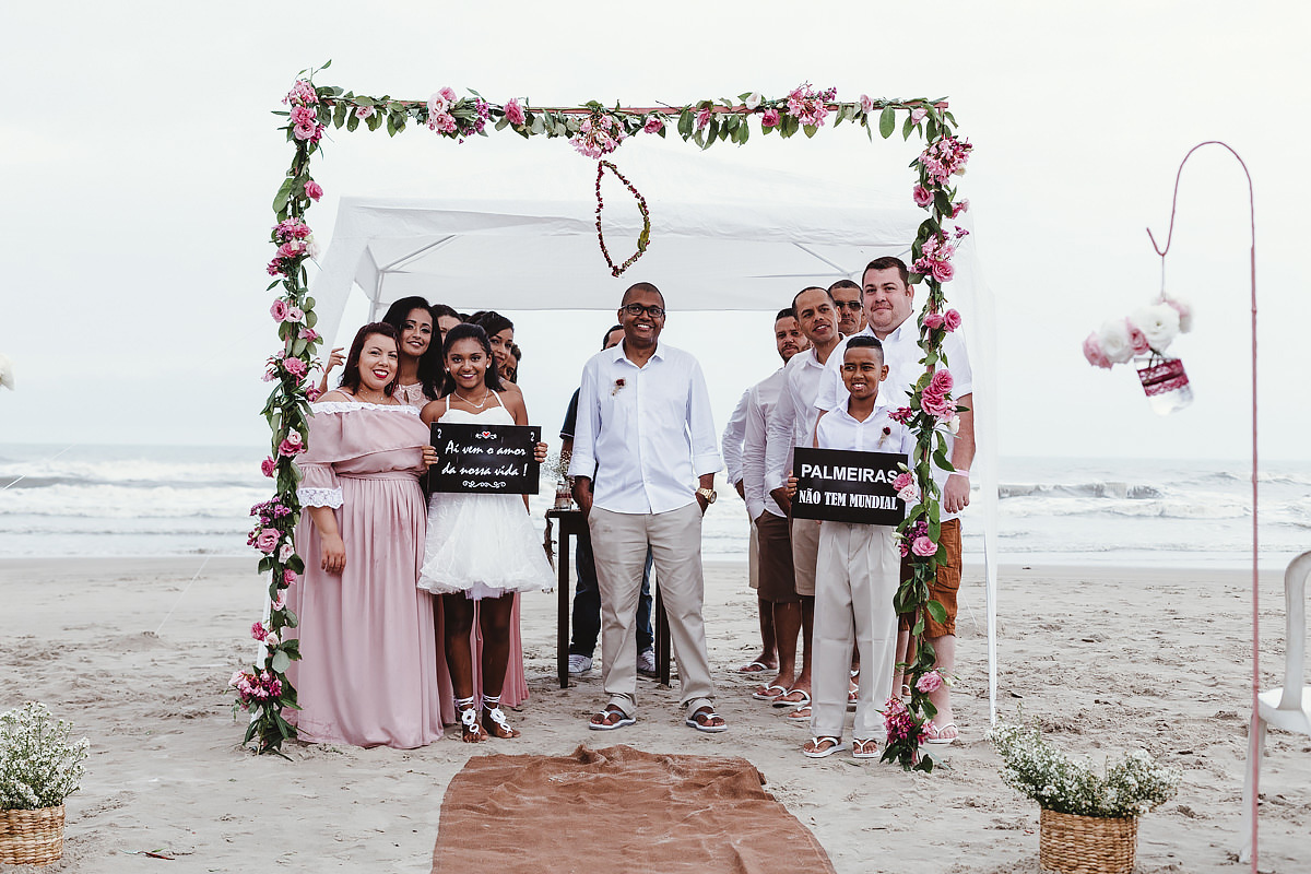 Casamento na Praia em Itanhaém por Anderson Crepaldi, Fotógrafo de Casamento SP e SJC