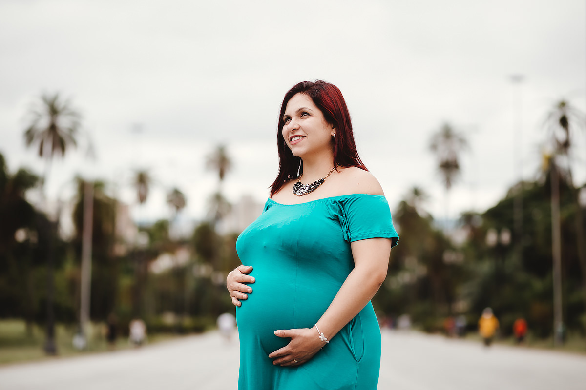 Ensaio Gestante do Parque da Independência em SP Tema Jiu Jitsu
