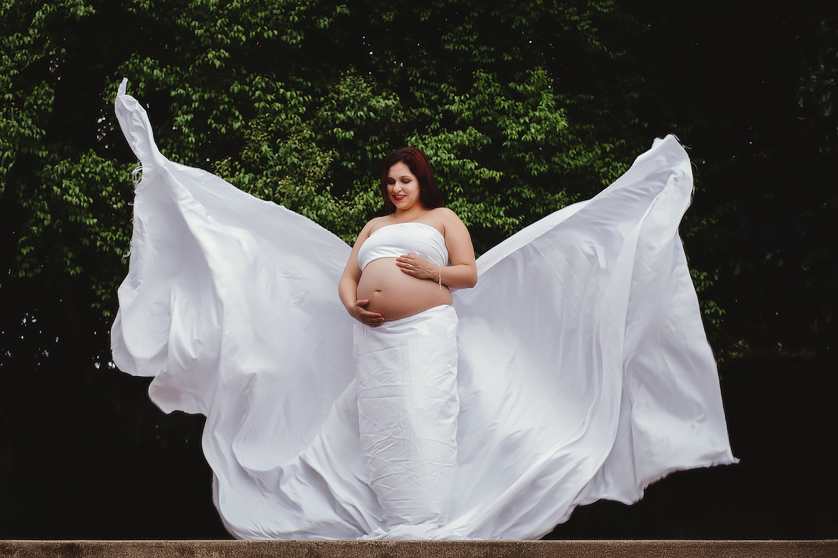 Ensaio Gestante do Parque da Independência em SP Tema Jiu Jitsu