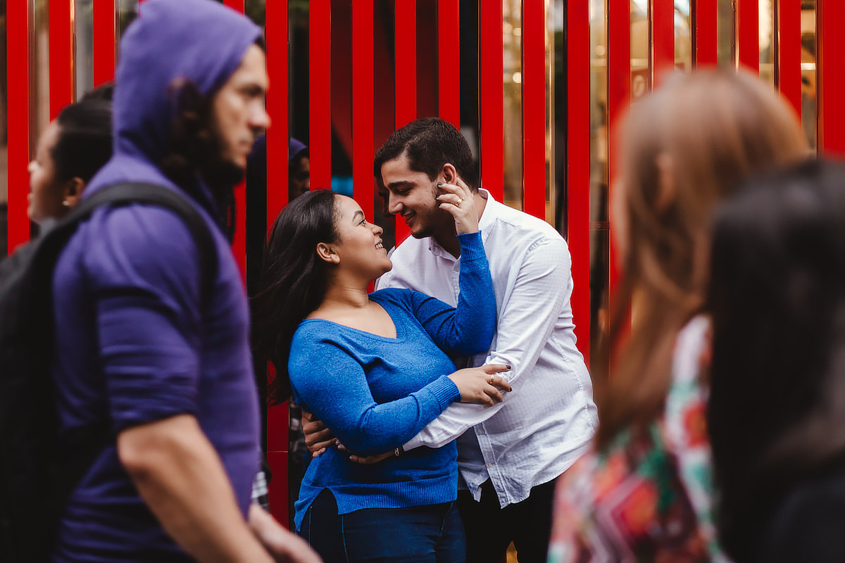 Ensaio Pré-Casamento na Avenida Paulista em São Paulo realizado por Anderson Crepaldi Fotógrafo de Casamento