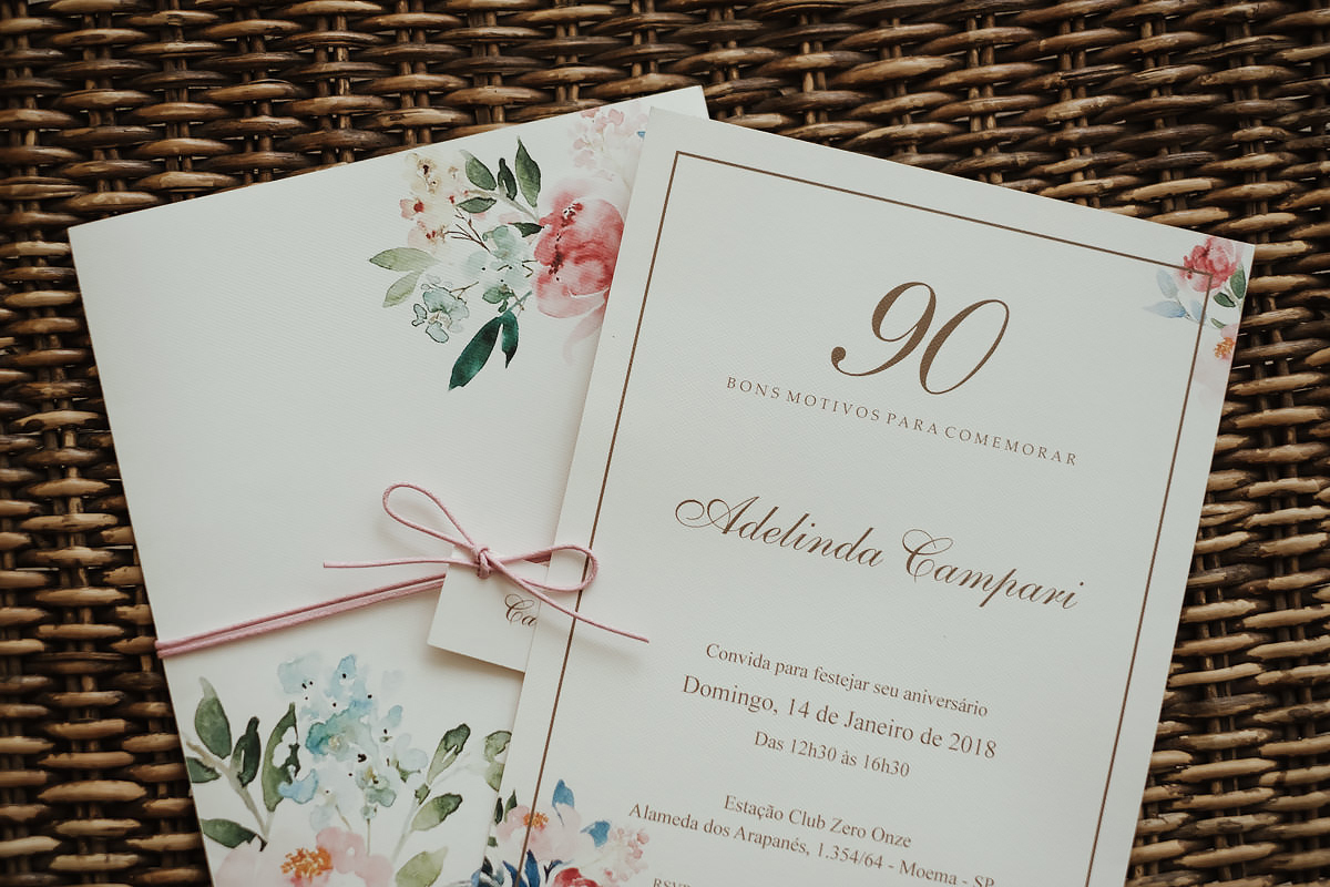 Festa de 90 anos, Buffet Estação em Moema, realizado por Anderson Crepaldi